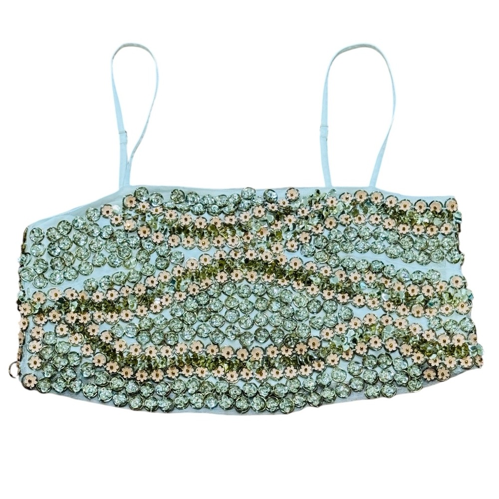 RAMY BROOK***Embellished Women's Crop Top***Small $425